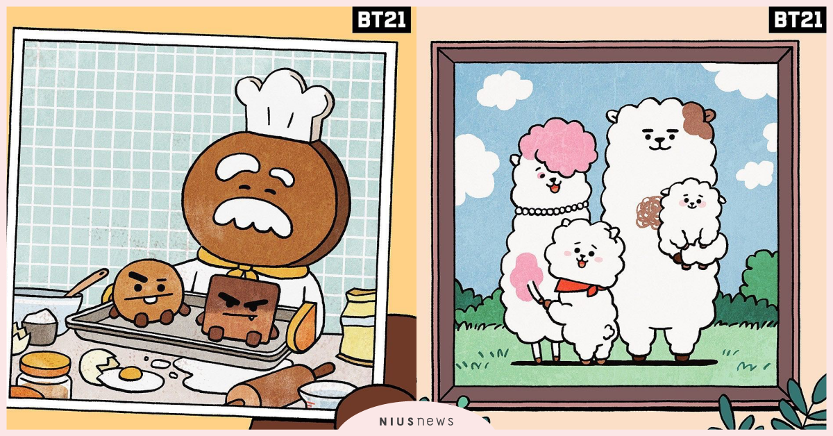 RJ一家四口太可愛！「BT21家族和新朋友」詳細介紹| BTS防彈少年團